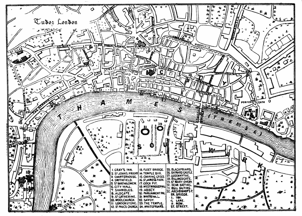 map-london-tudor