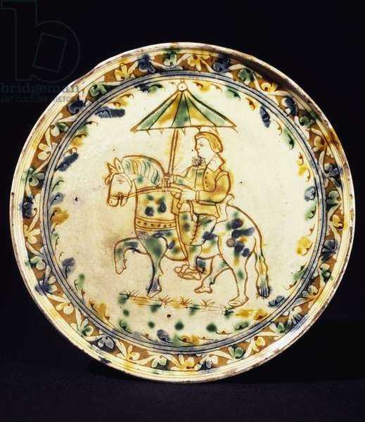 Ceramic plate, Italy, ca. 17th-18th century, Musée National De Céramique, Sevres